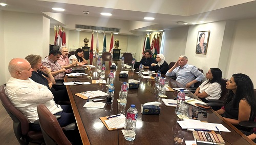 منظمة المرأة العربية تستقبل وفدًا من الشبكة العالمية لحقوق الإنسان في مقرها بالقاهرة