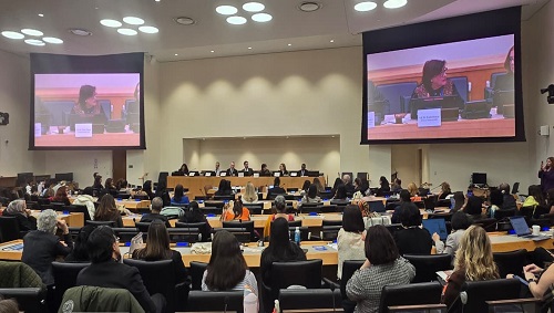 في إطار اجتماعات لجنة الأمم المتحدة CSW70:  منظمة المرأة العربية تعقد فعالية جانبية حول وصول النساء إلى العدالة في زمن ما بعد الأزمات بمقر الأمم المتحدة بنيويورك